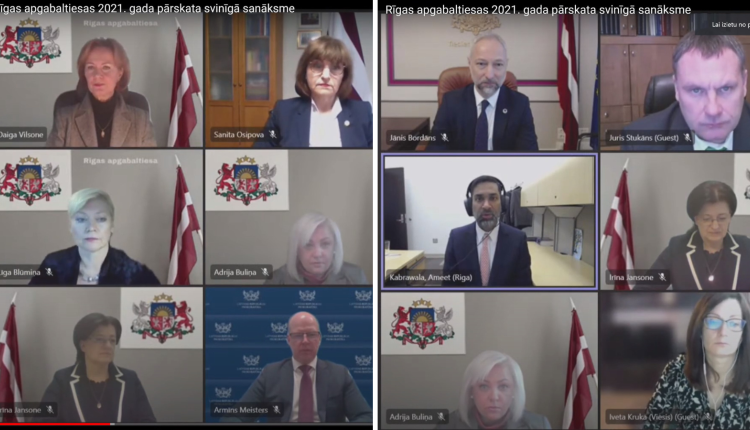 Rīgas apgabaltiesas dibināšanas 103. gadadienas, sanāksme