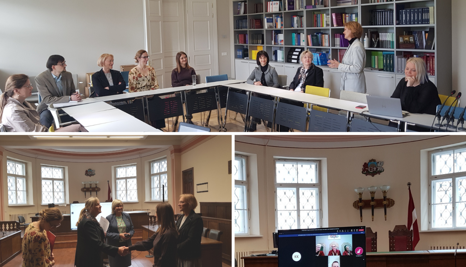 Attēlā ir redzama fotokolāža ar apmeklētajām vietām