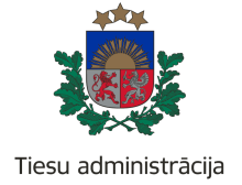 Attēlā attēlots Tiesu administrācijas logo