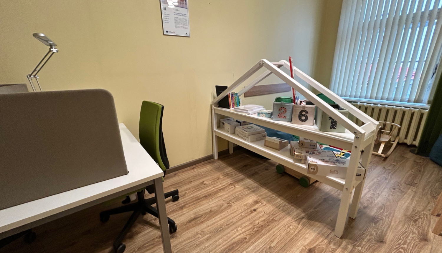 Attēlā redzama iekārtotā telpa