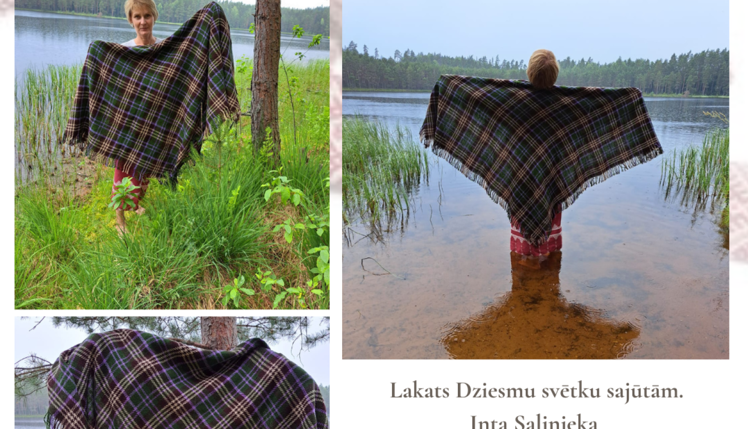 Attēlā redzami lakata varianti