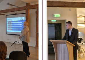 Attēlā redzami pasākuma vadītāji